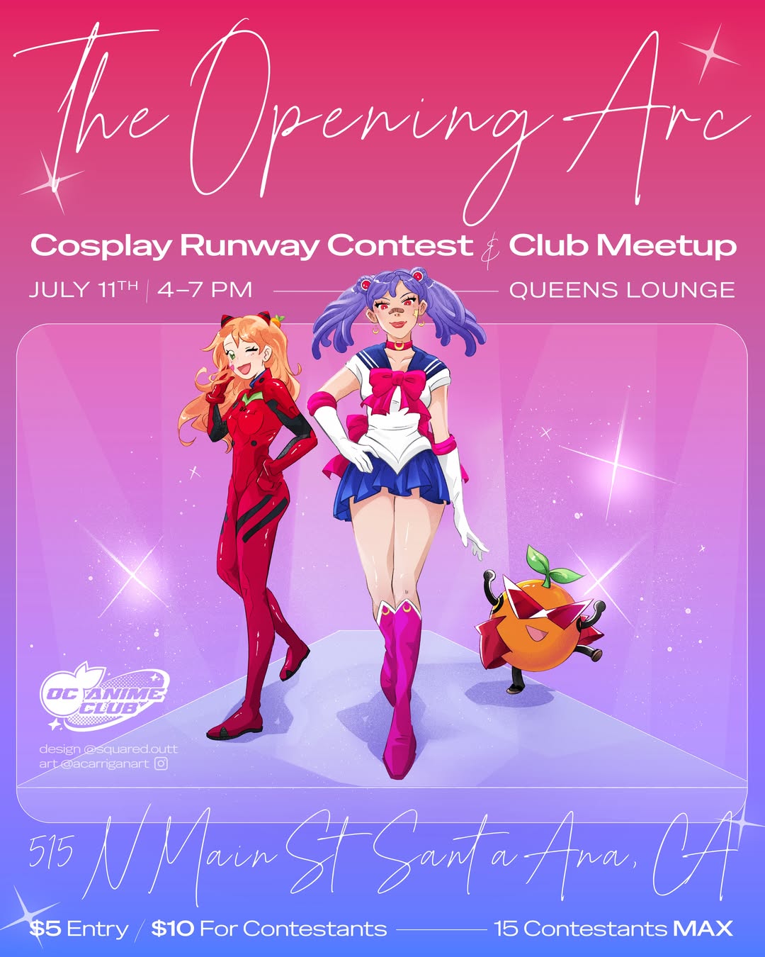 The Opening Arc 💫 OC Anime Club’s Cosplay Runway Contest & Sip & Social