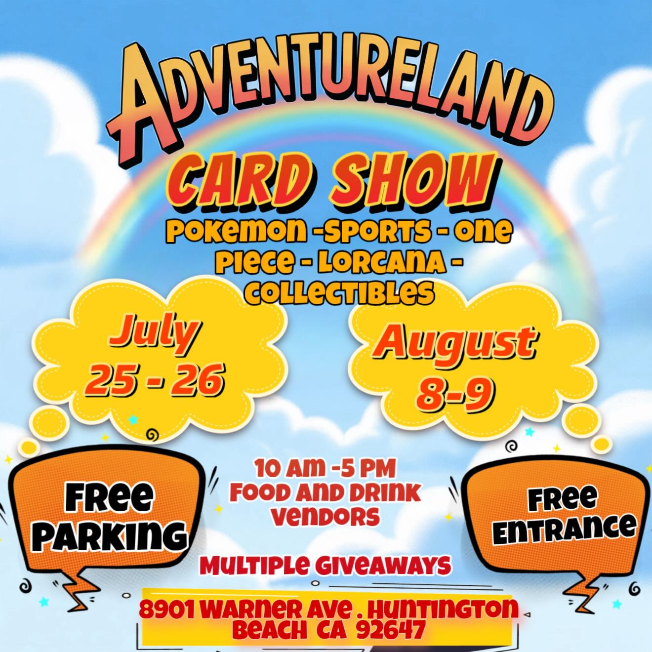 Adventures Land Card Show