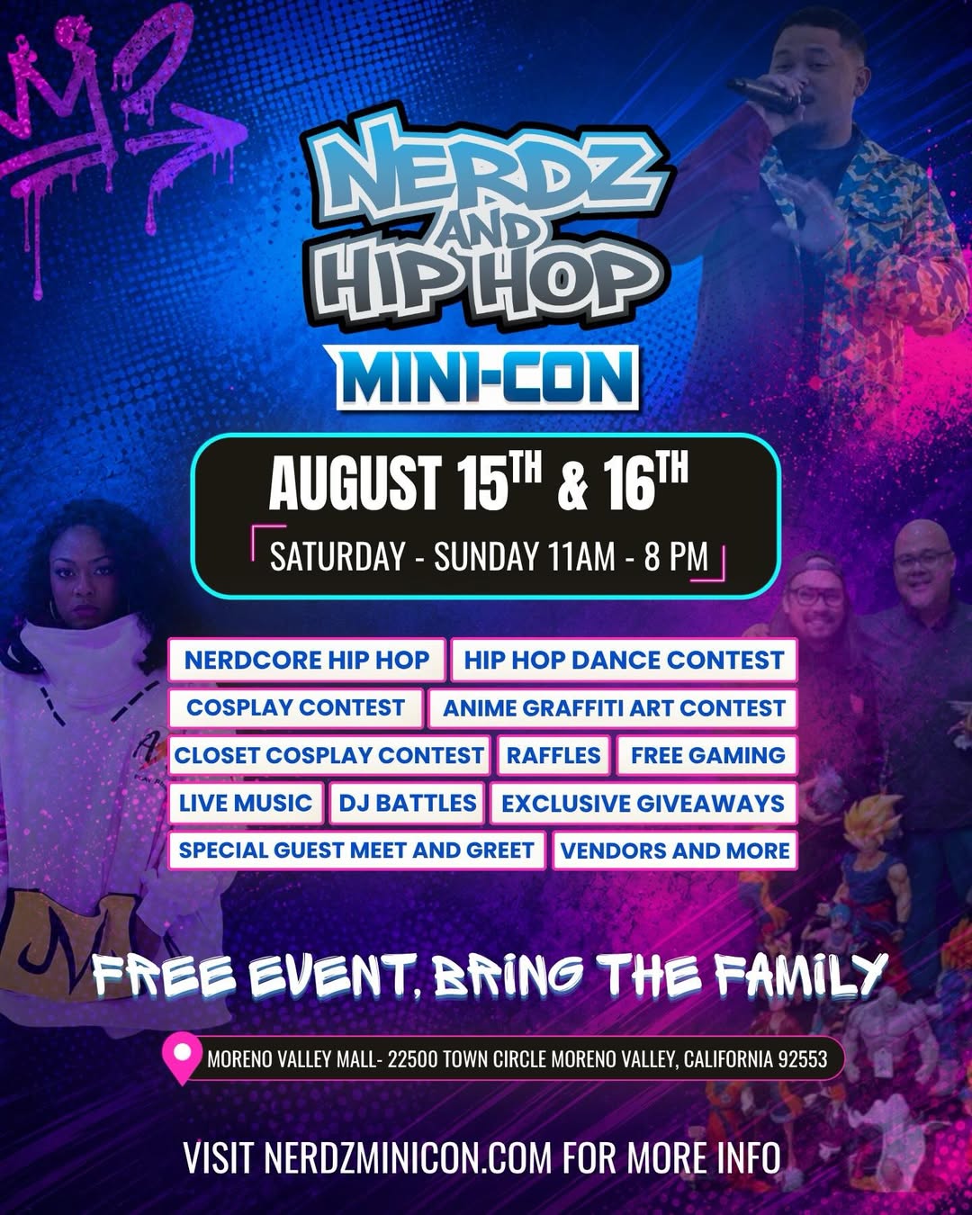 NERDZ & HIP HOP MINI CON IS BACK!